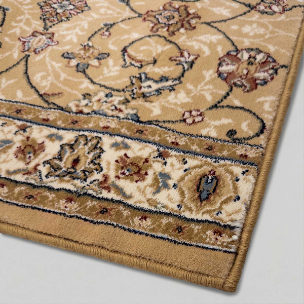 Ancient Garden Light Gold/Ivory 57120-2464 Kitchen Runner