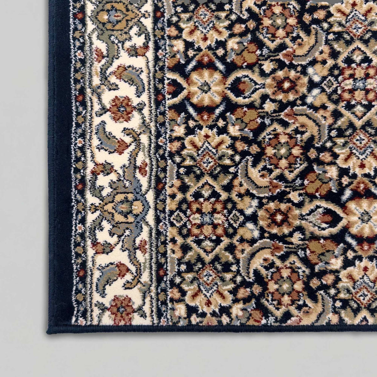 Ancient Garden Navy 57011-3464 Kitchen Runner