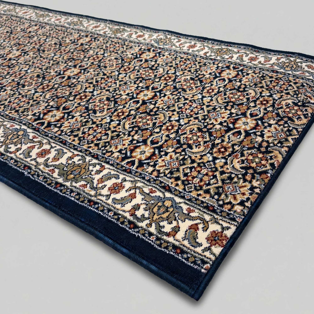 Ancient Garden Navy 57011-3464 Kitchen Runner