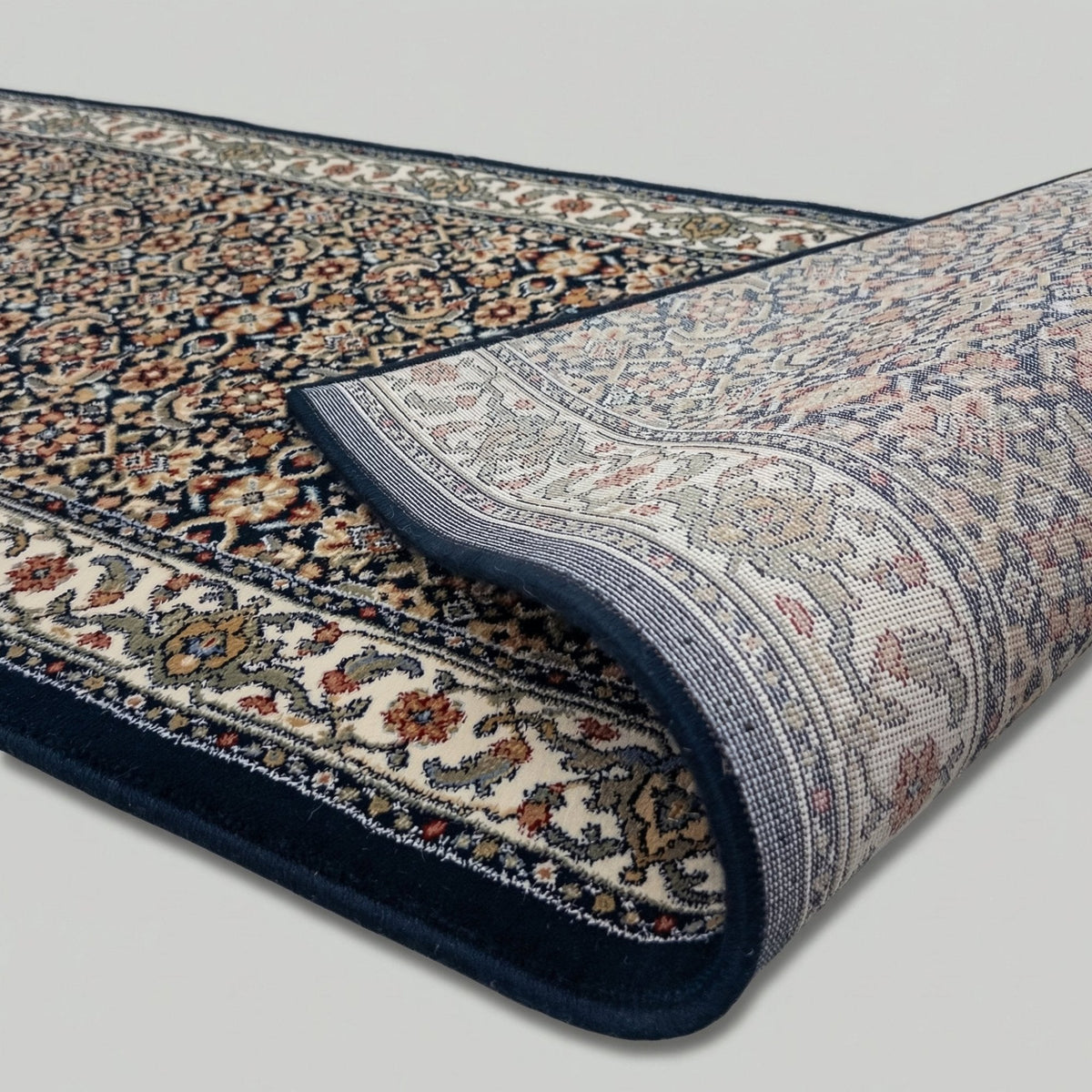Ancient Garden Navy 57011-3464 Kitchen Runner