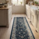 Ancient Garden Navy 57120-3464 Kitchen Runner - 1ft / 2ft 2in