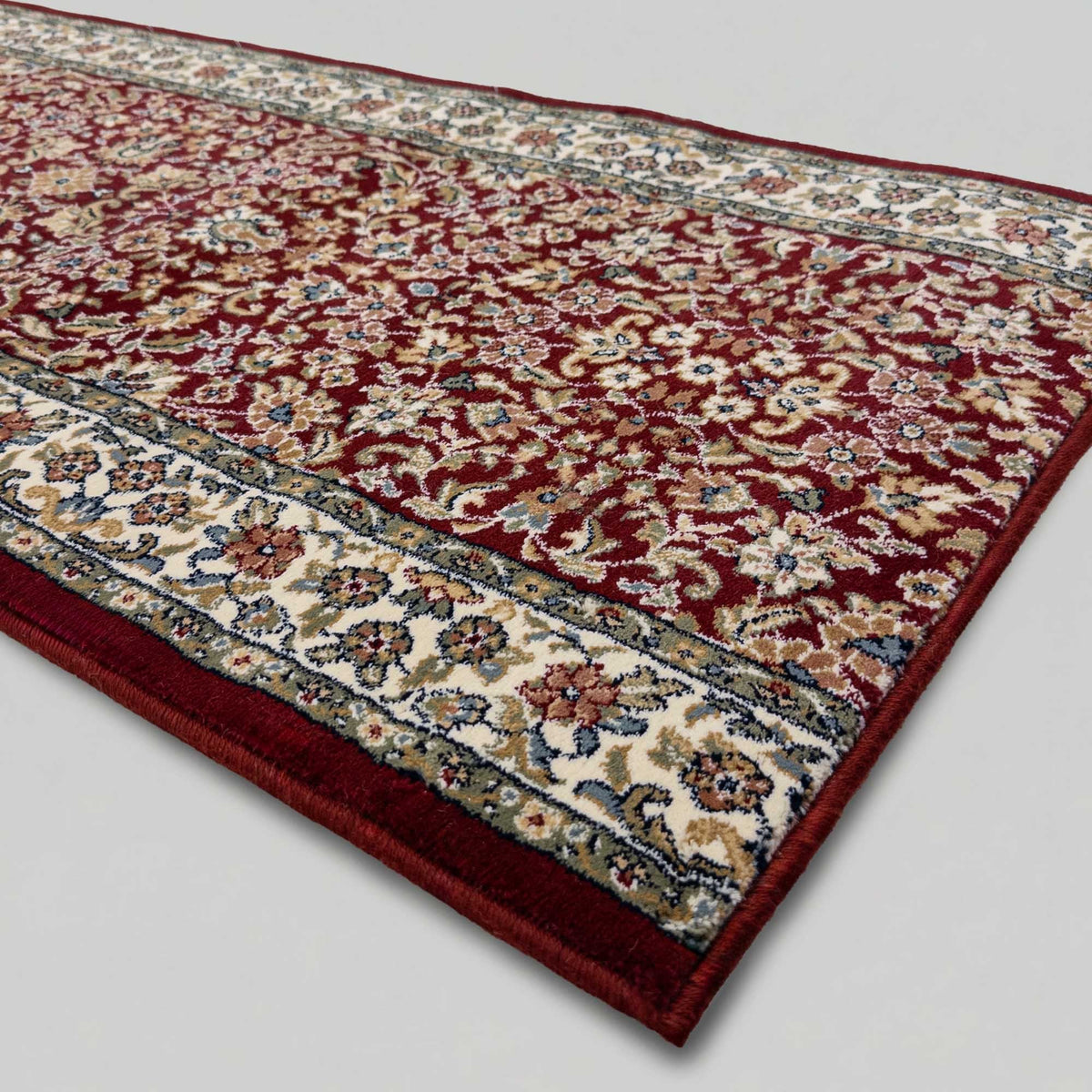 Ancient Garden Red/Ivory 57078-1414 Kitchen Runner