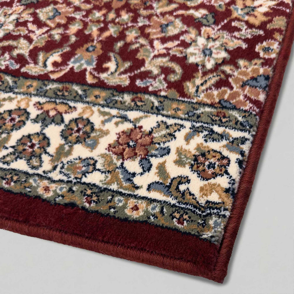 Ancient Garden Red/Ivory 57078-1414 Kitchen Runner
