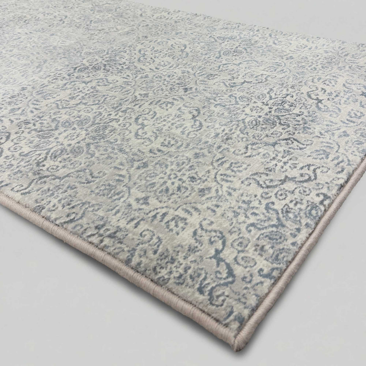 Ancient Garden Silver/Gray 57162-9646 Kitchen Runner