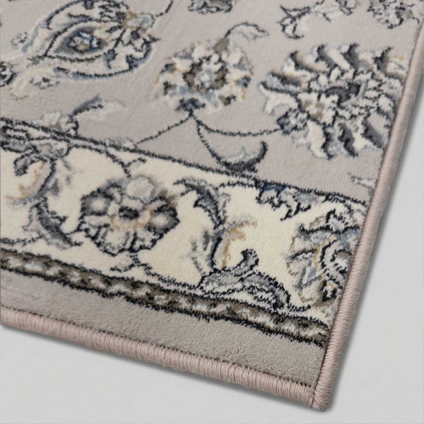 Ancient Garden Soft Gray/Cream 57365-9666 Kitchen Runner