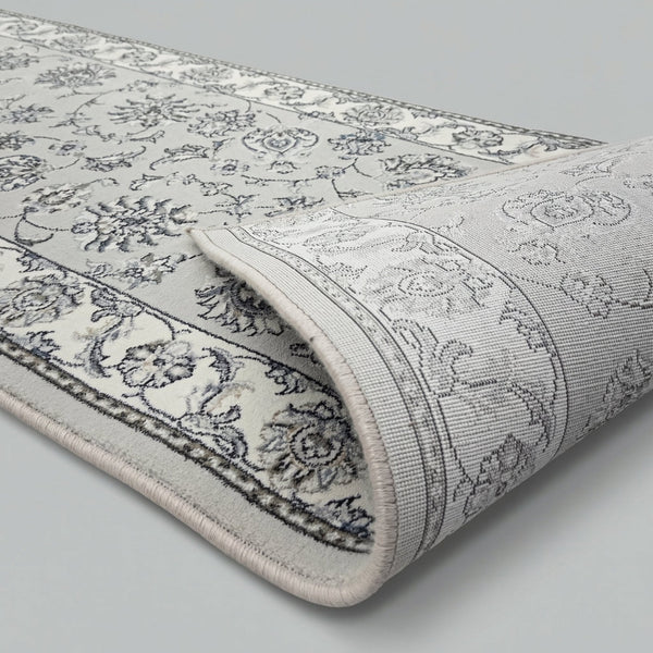 Ancient Garden Soft Gray/Cream 57365-9666 Kitchen Runner