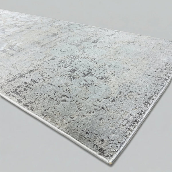 Castilla Cream/Silver 3530-109 Kitchen Runner