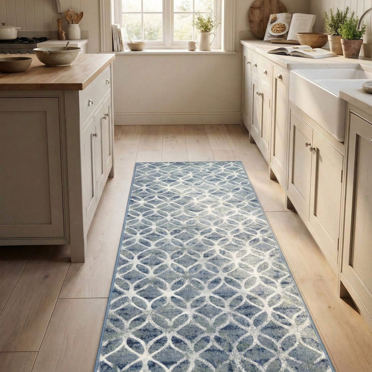 Eclipse Blue 63396-5666 Kitchen Runner