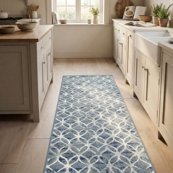 Eclipse Blue 63396-5666 Kitchen Runner
