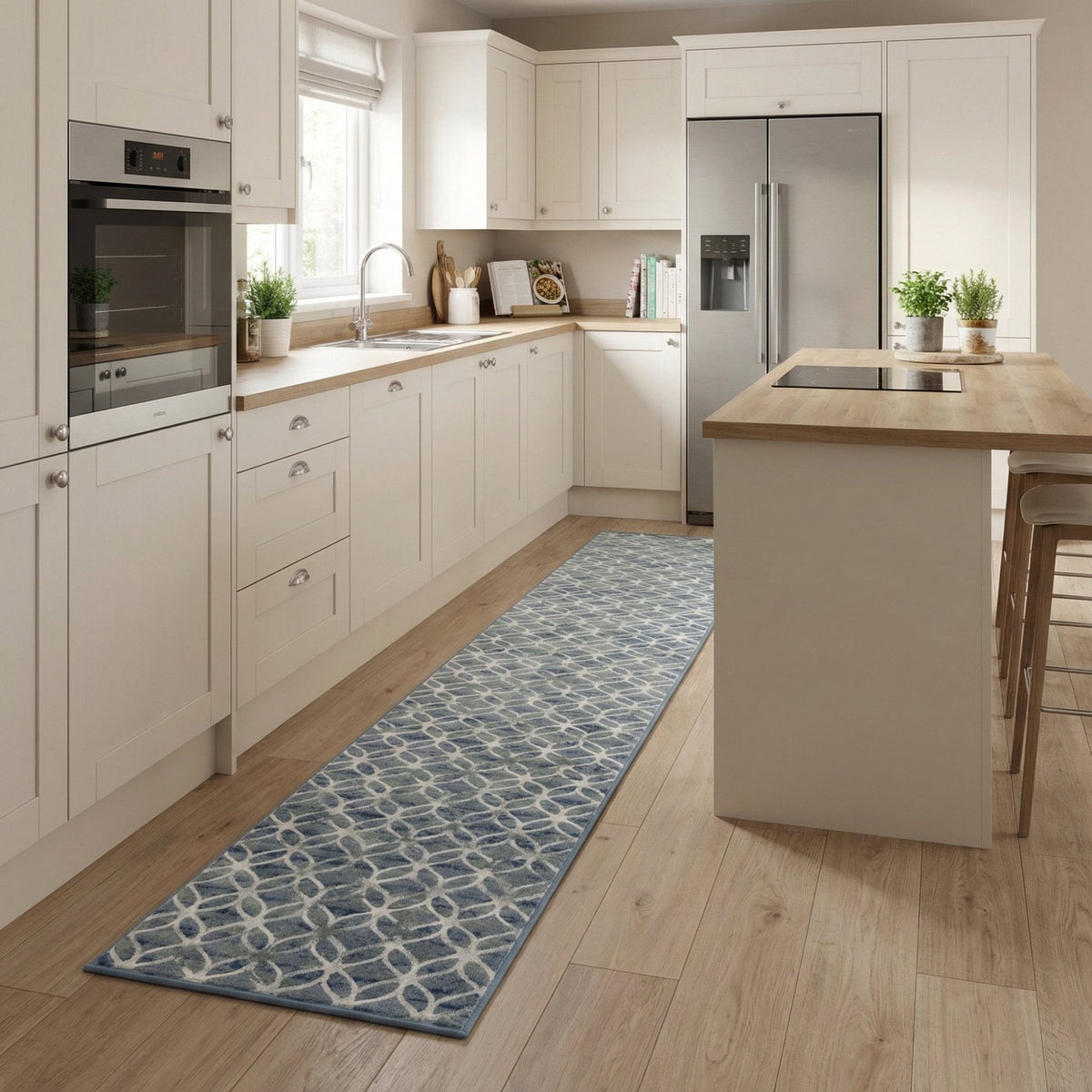 Eclipse Blue 63396-5666 Kitchen Runner