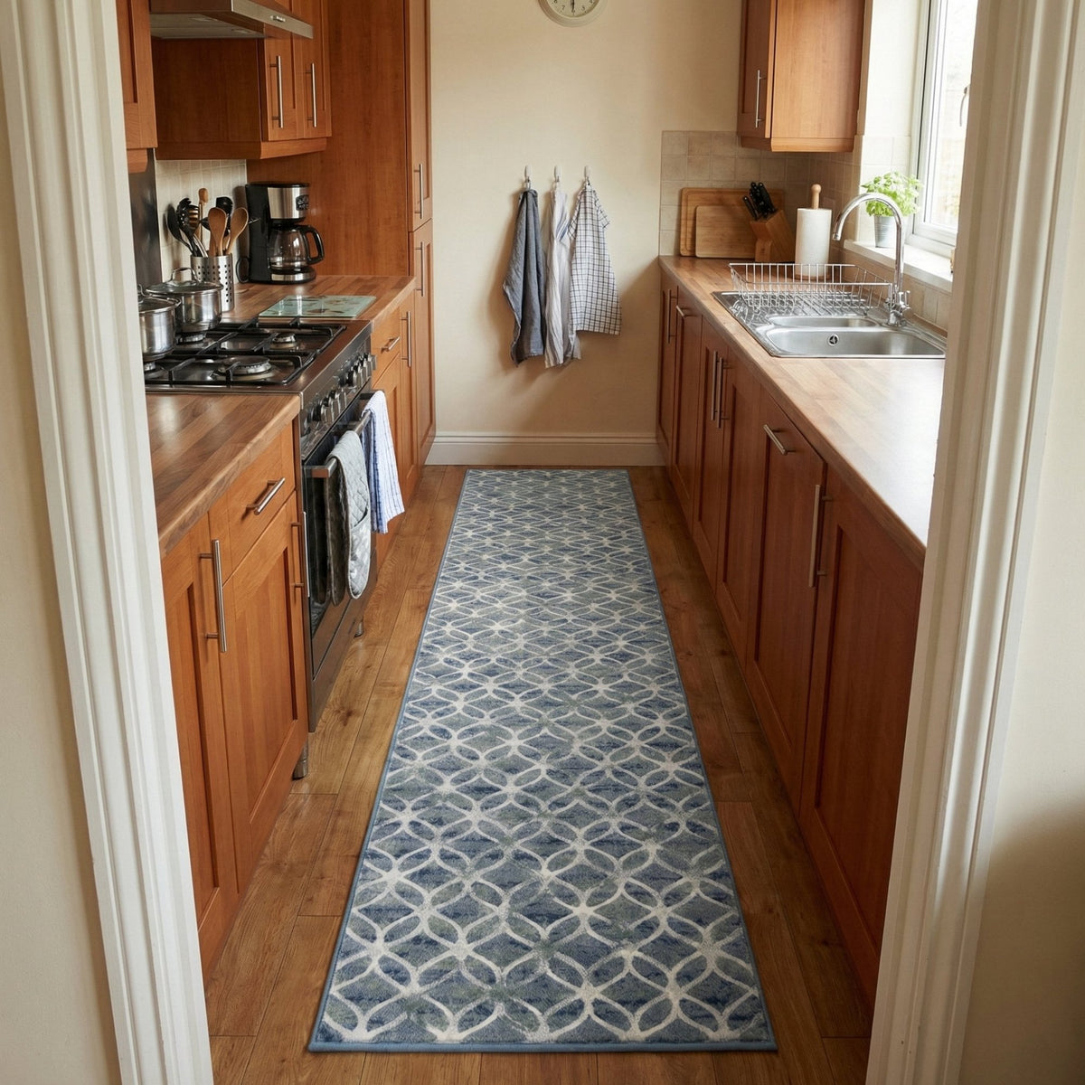 Eclipse Blue 63396-5666 Kitchen Runner