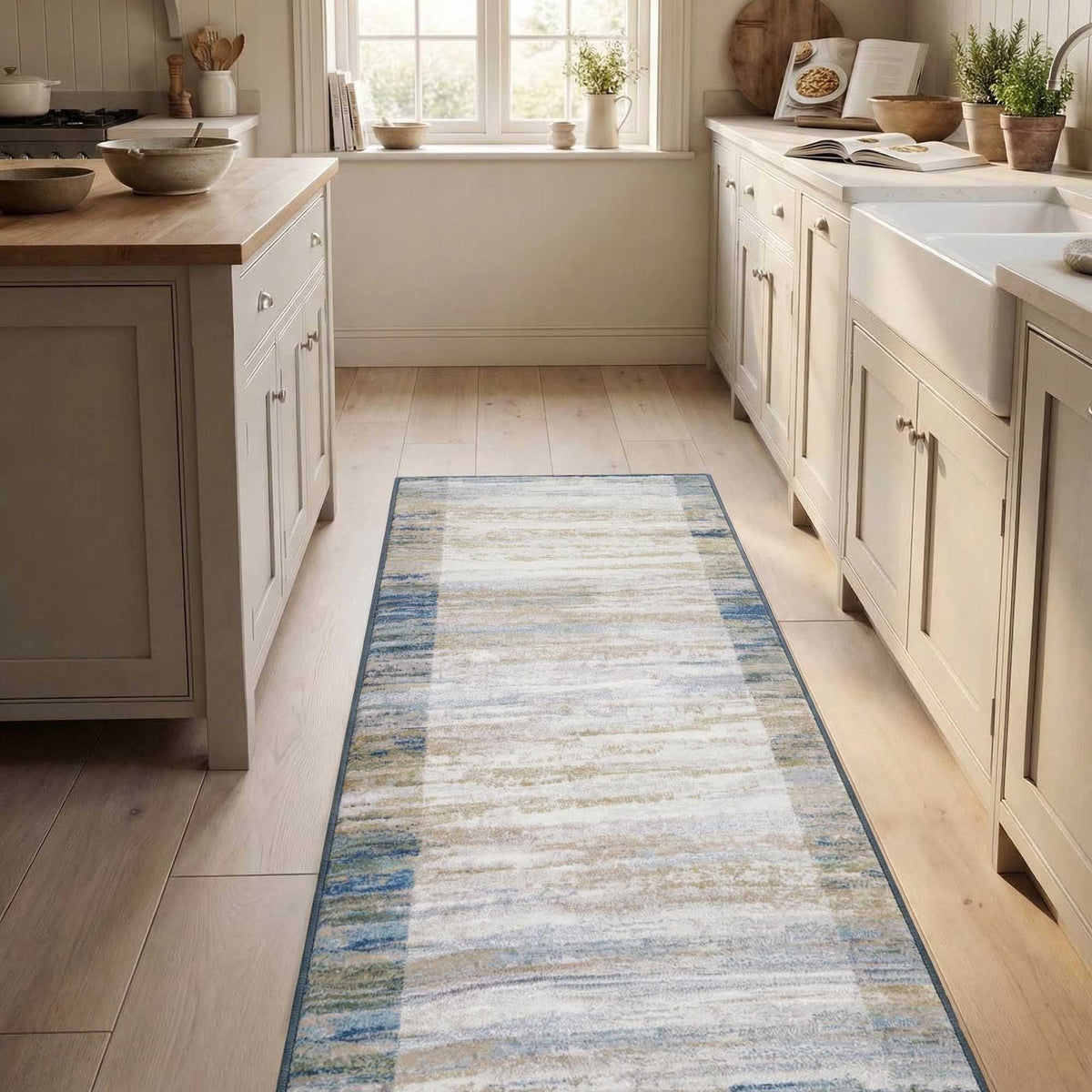 Eclipse Blue/Gray 79138-6191 Kitchen Runner