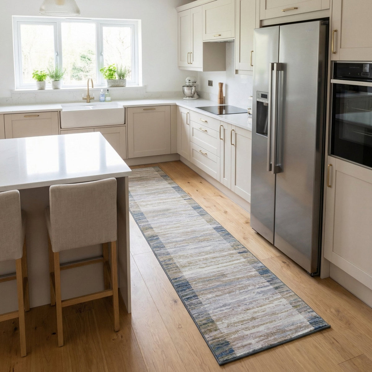 Eclipse Blue/Gray 79138-6191 Kitchen Runner