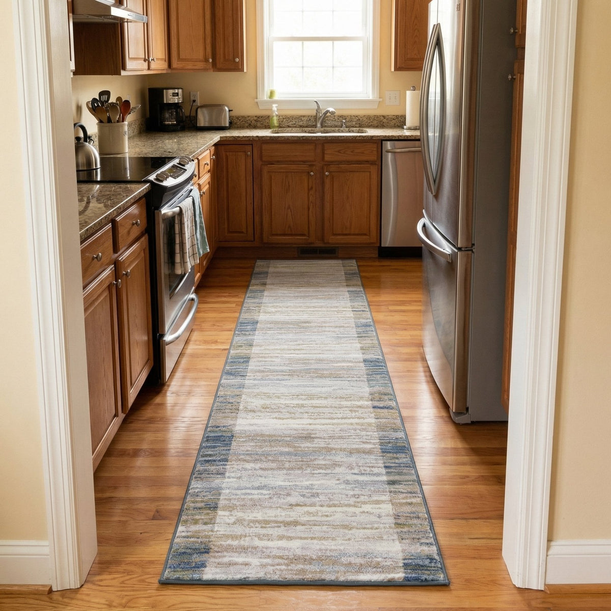 Eclipse Blue/Gray 79138-6191 Kitchen Runner