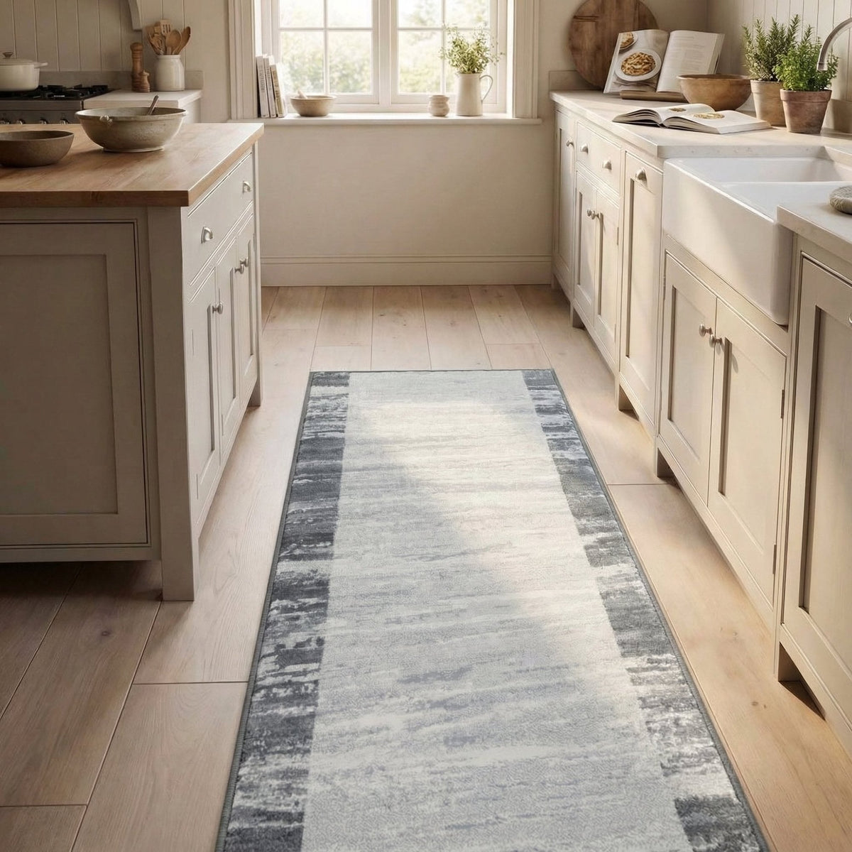 Eclipse Grey 79138-7696 Kitchen Runner