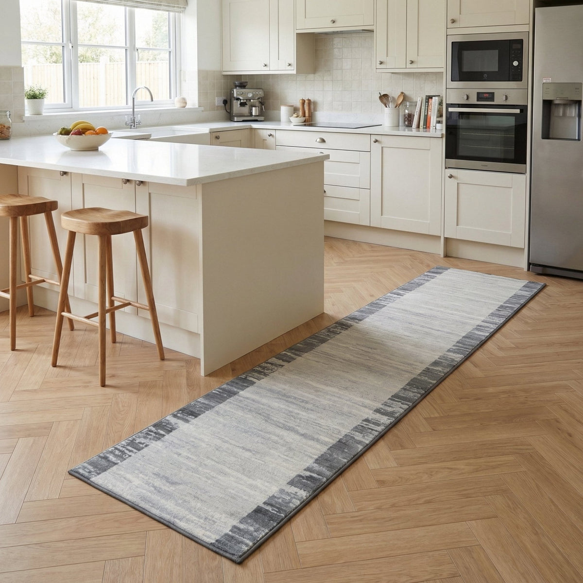 Eclipse Grey 79138-7696 Kitchen Runner