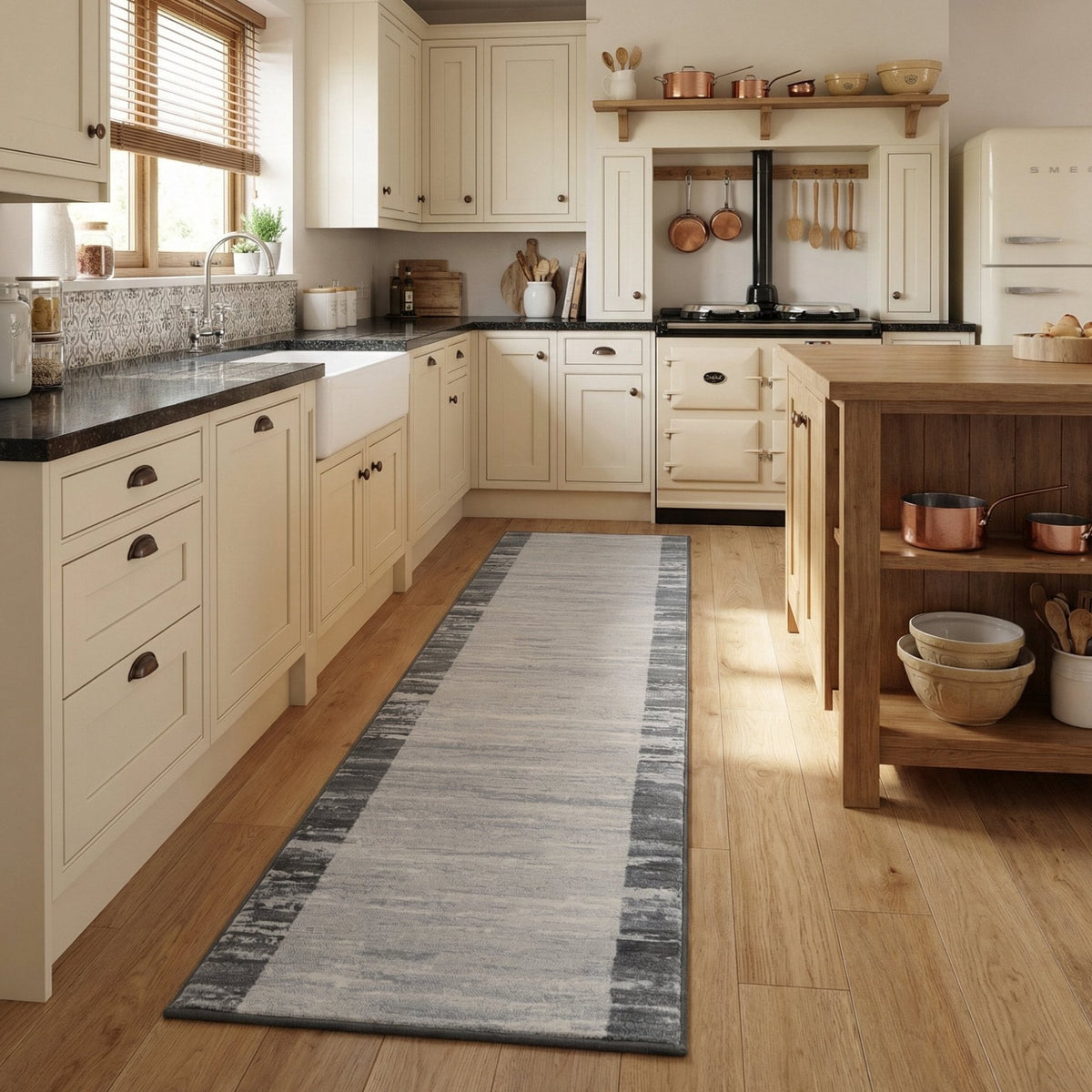 Eclipse Grey 79138-7696 Kitchen Runner