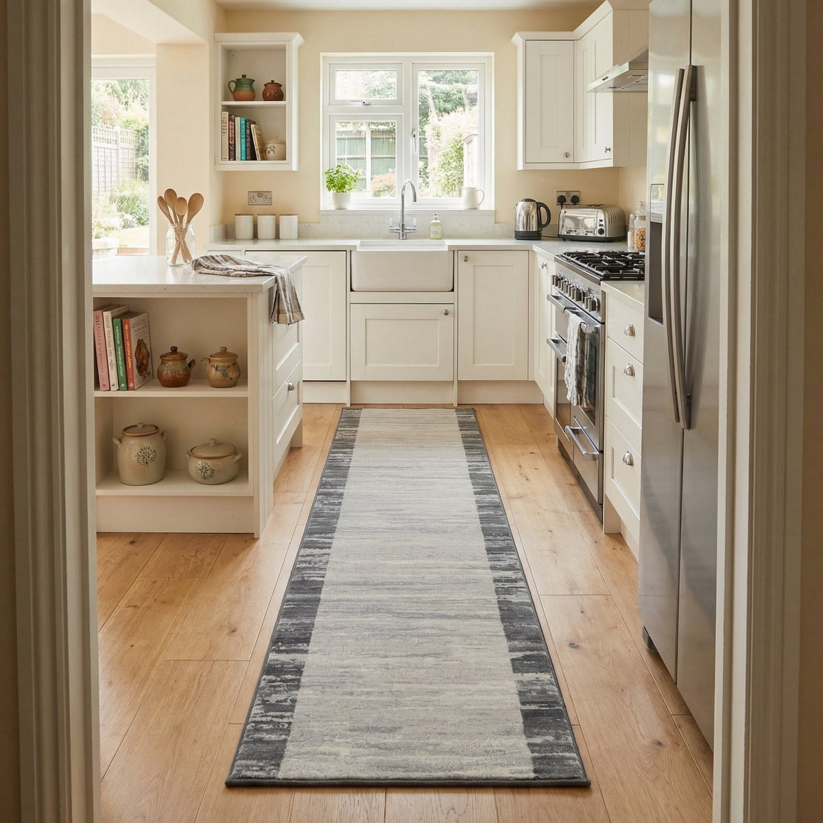 Eclipse Grey 79138-7696 Kitchen Runner