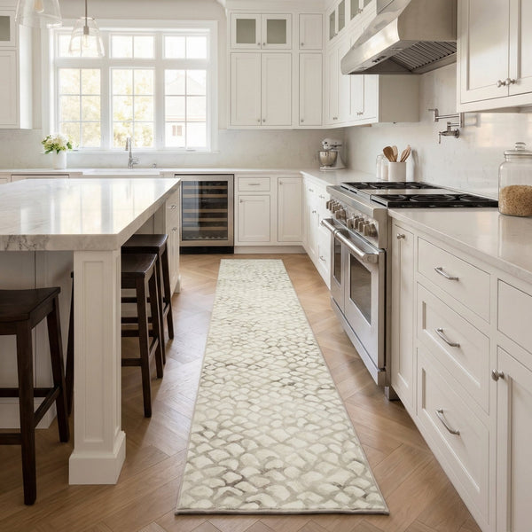 Eclipse Ivory 64194-8565 Kitchen Runner
