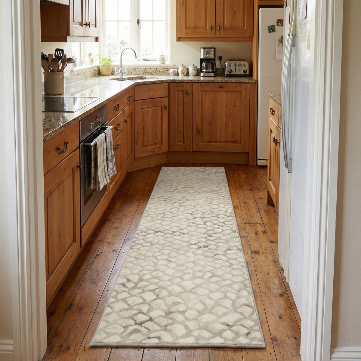 Eclipse Ivory 64194-8565 Kitchen Runner