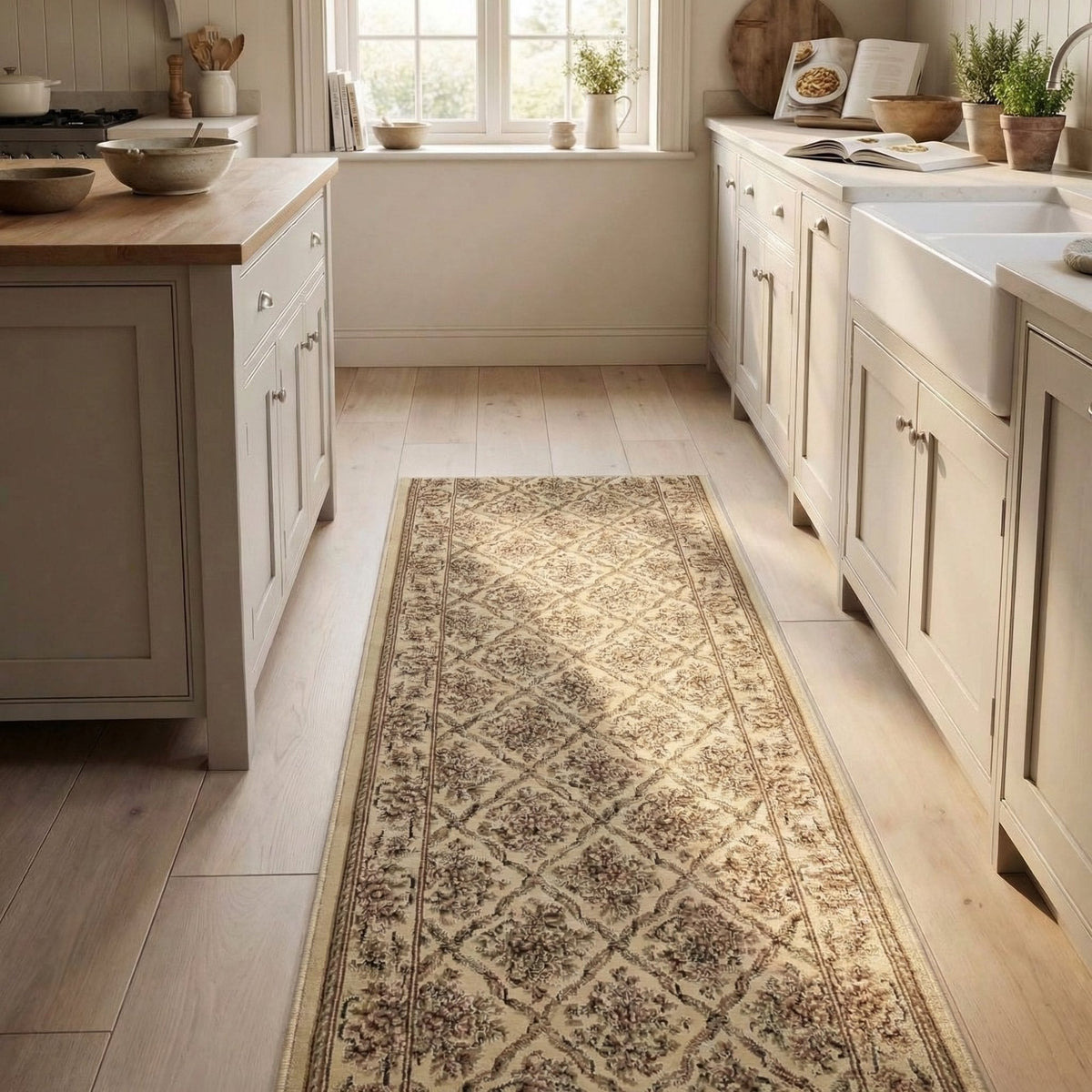 Legacy Ivory 58018-100 Kitchen Runner