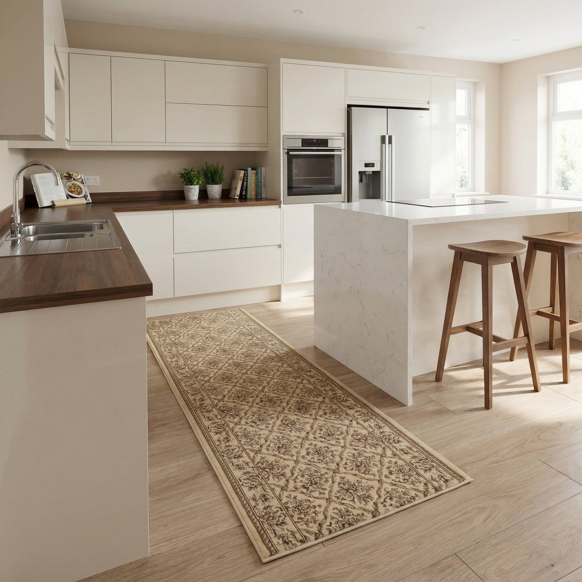 Legacy Ivory 58018-100 Kitchen Runner