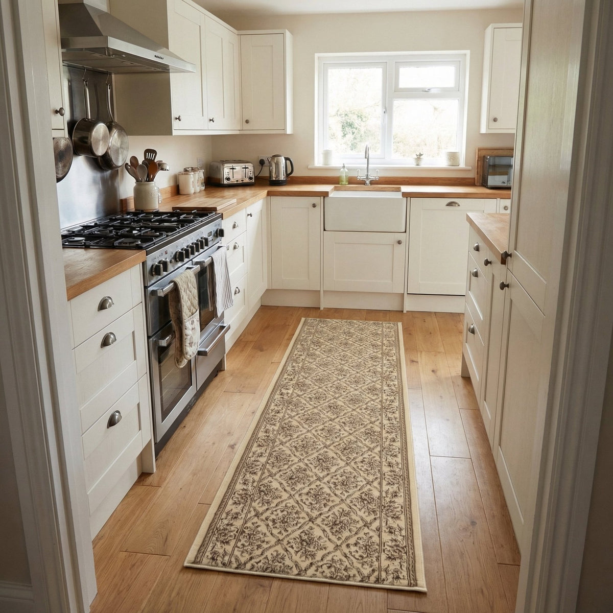 Legacy Ivory 58018-100 Kitchen Runner