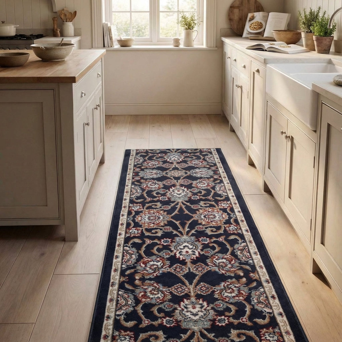 Melody Anthracite 985020-558 Kitchen Runner