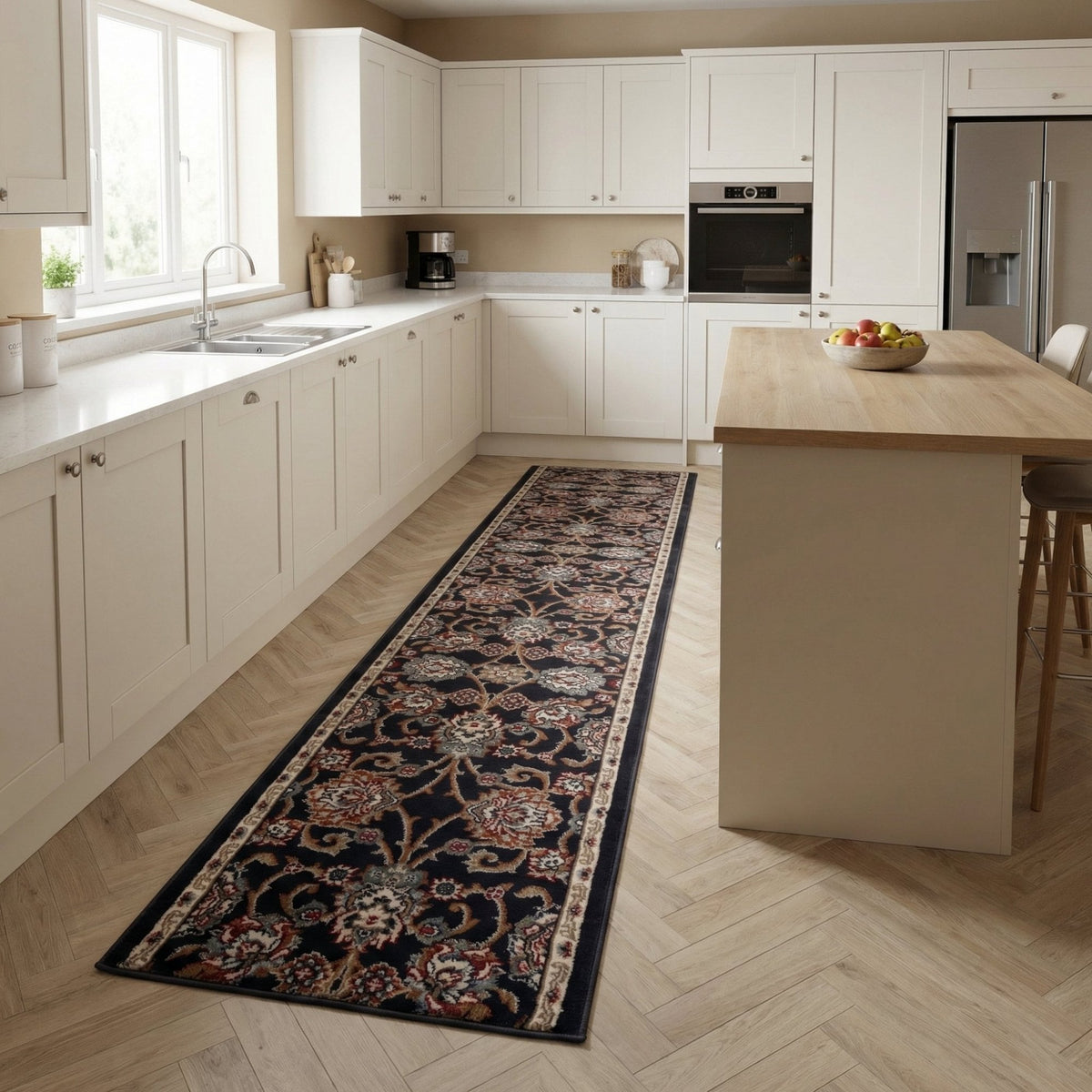 Melody Anthracite 985020-558 Kitchen Runner
