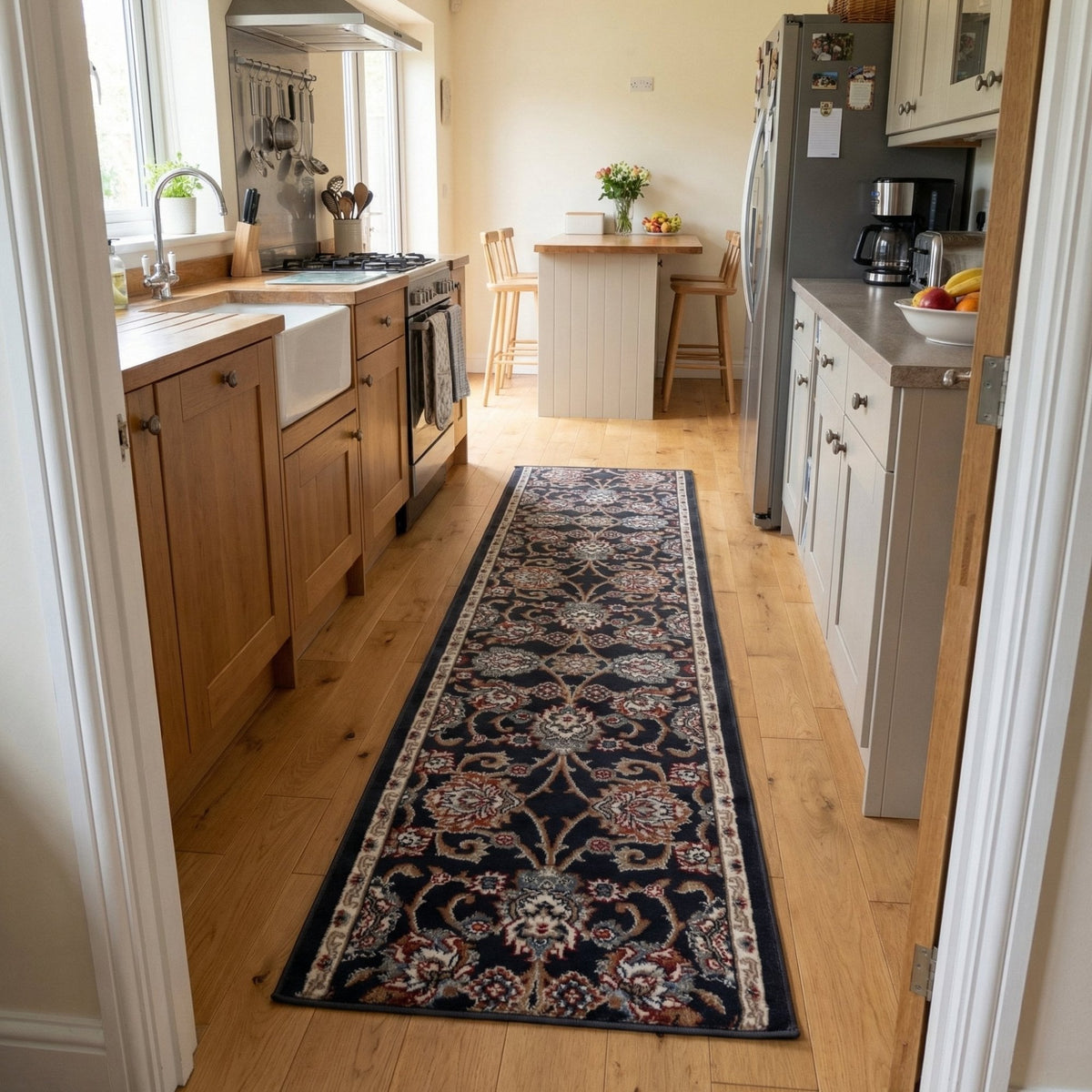 Melody Anthracite 985020-558 Kitchen Runner