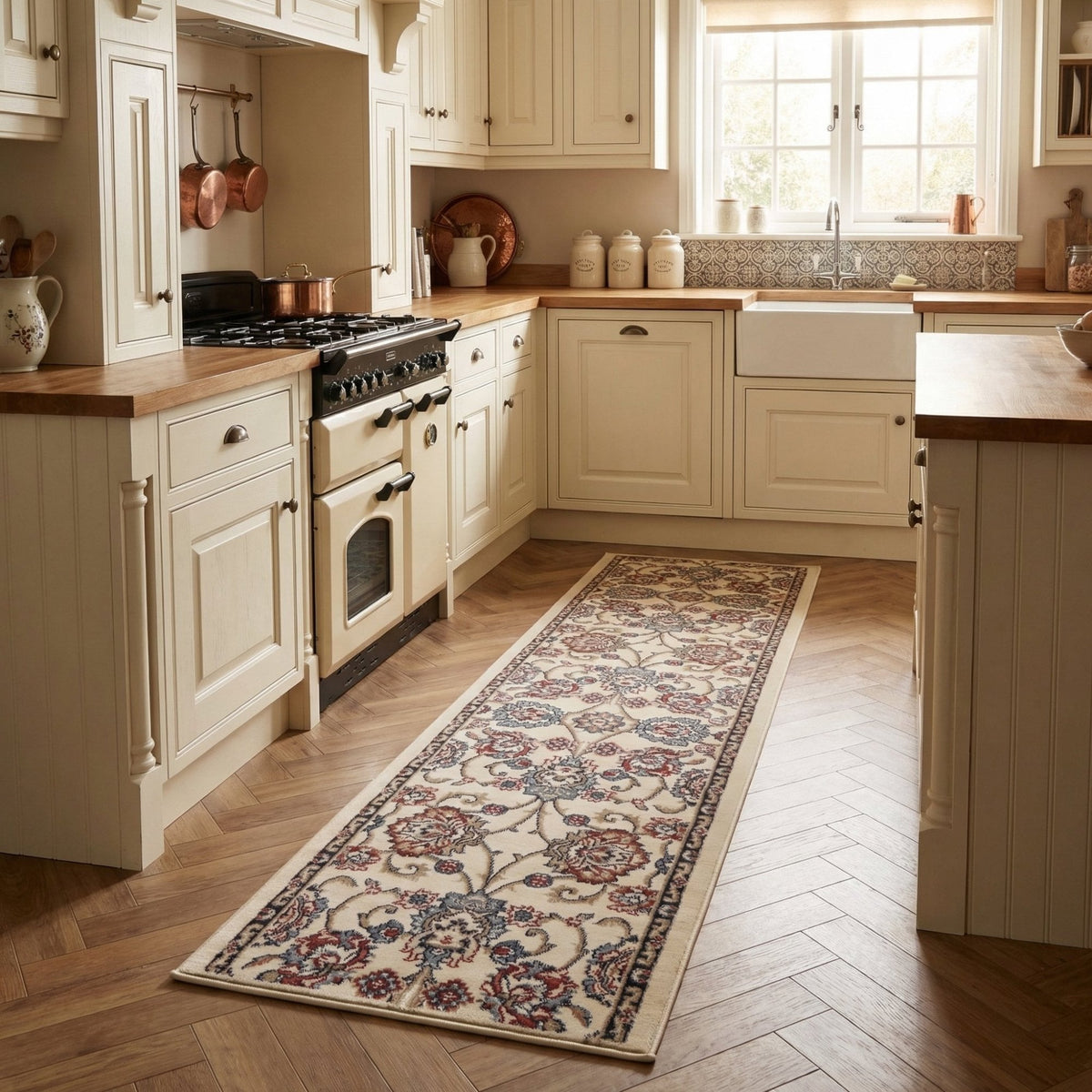 Melody Ivory 985020-414 Kitchen Runner