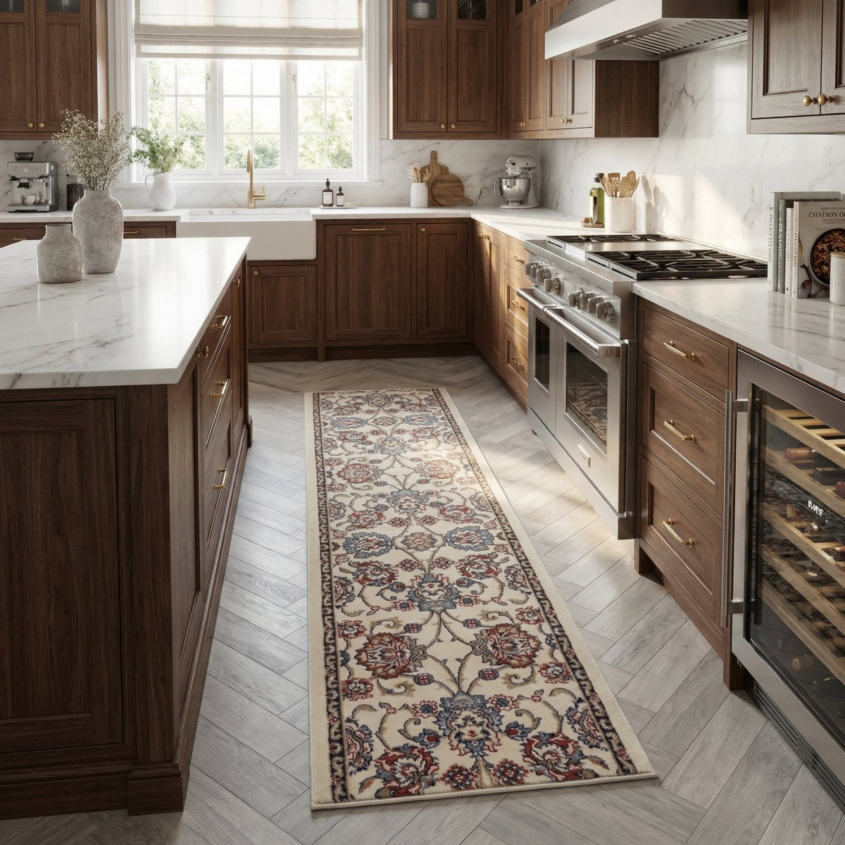Melody Ivory 985020-414 Kitchen Runner