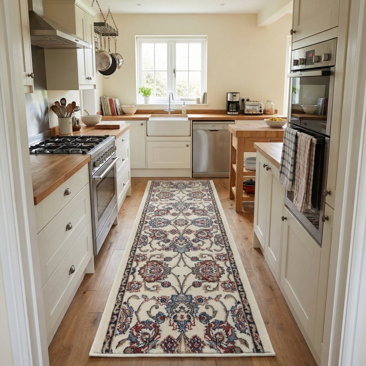 Melody Ivory 985020-414 Kitchen Runner