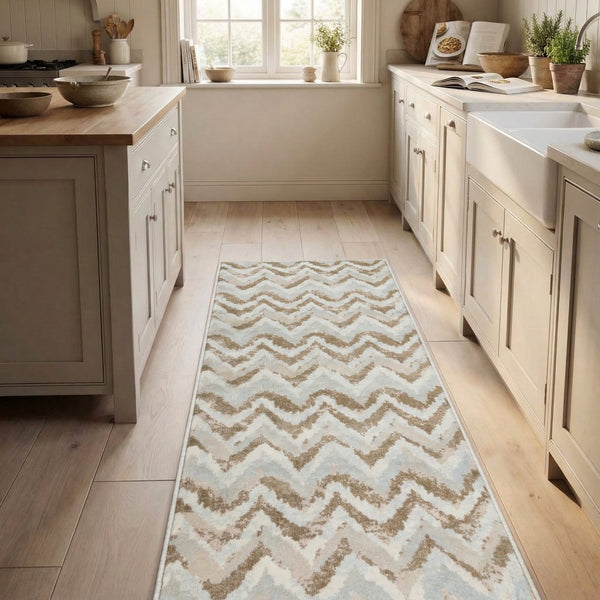 Melody Ivory/Beige 985018-117 Kitchen Runner