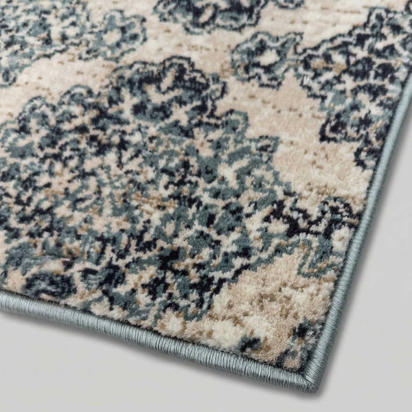 Melody Ivory/Blue 985015-117 Kitchen Runner