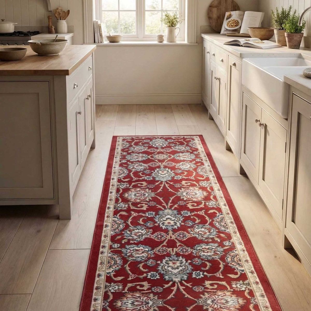 Melody Red 985020-339 Kitchen Runner