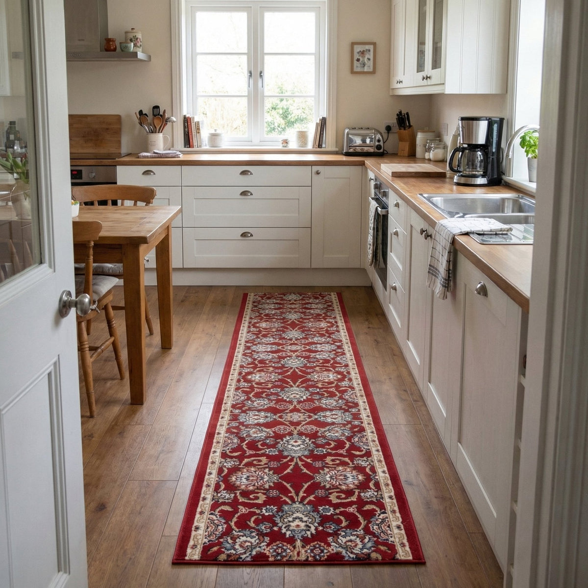 Melody Red 985020-339 Kitchen Runner