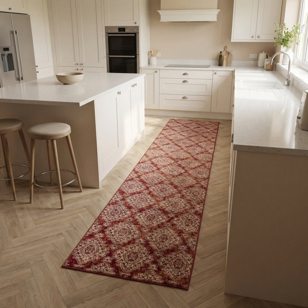 Melody Terracotta 985015-619 Kitchen Runner