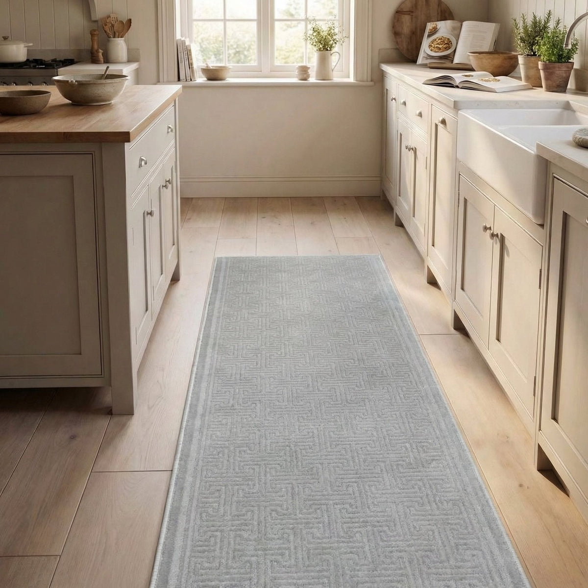Timeless Grey 6930-900 Kitchen Runner
