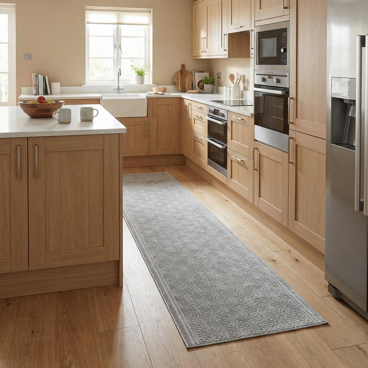 Timeless Grey 6930-900 Kitchen Runner