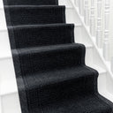 Aztec Black Stair Runner - 1ft / 2ft 2in