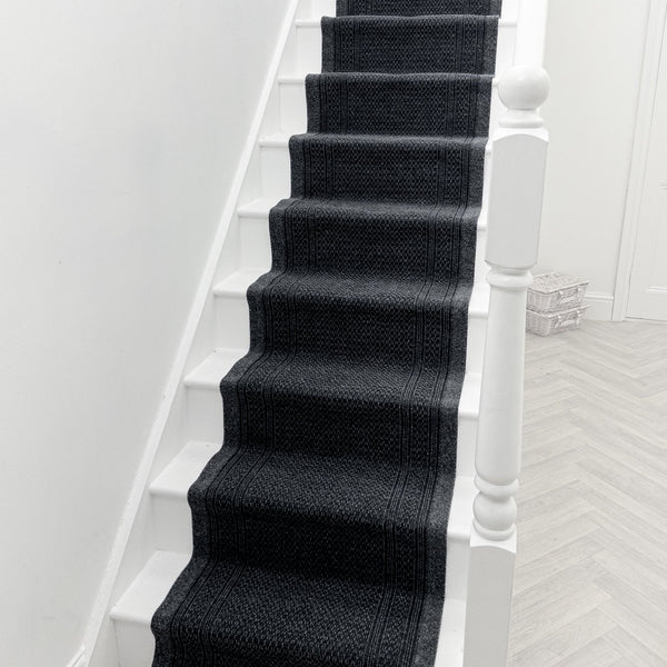 Aztec Noir Tapis d’escalier