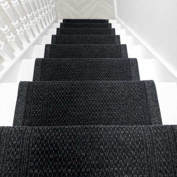 Aztec Noir Tapis d’escalier