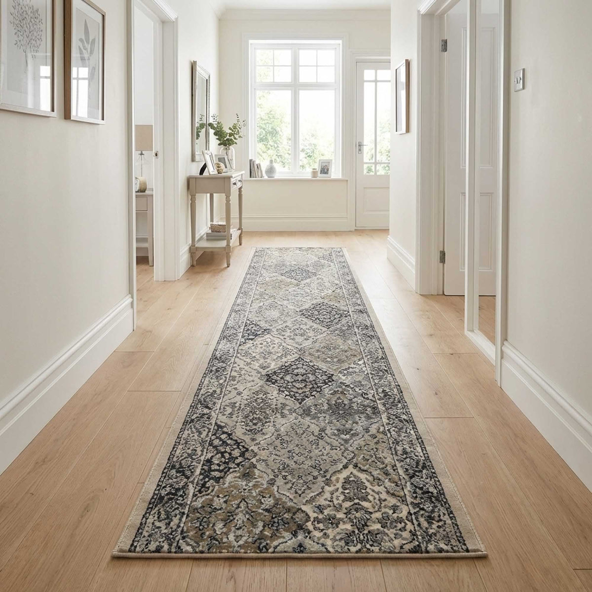 Ancient Garden Cream/Gray 57008-9696 Rug Runner