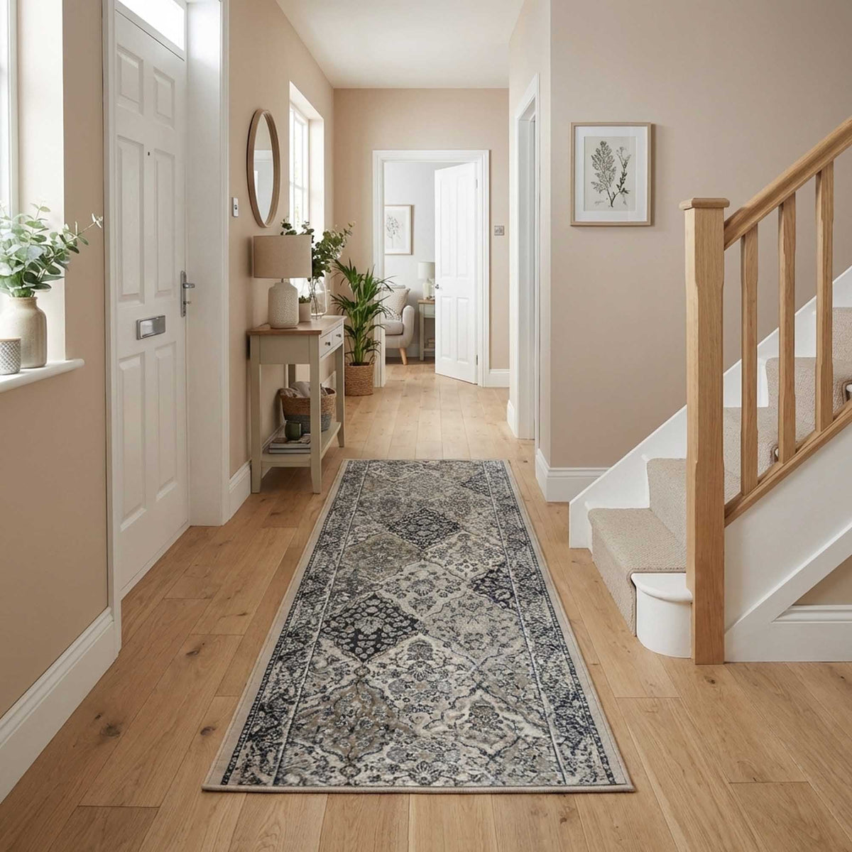 Ancient Garden Cream/Gray 57008-9696 Rug Runner