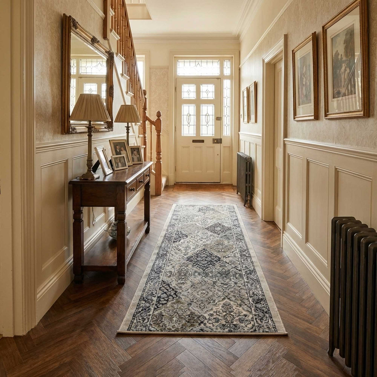 Ancient Garden Cream/Gray 57008-9696 Rug Runner