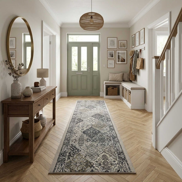 Ancient Garden Cream/Gray 57008-9696 Rug Runner