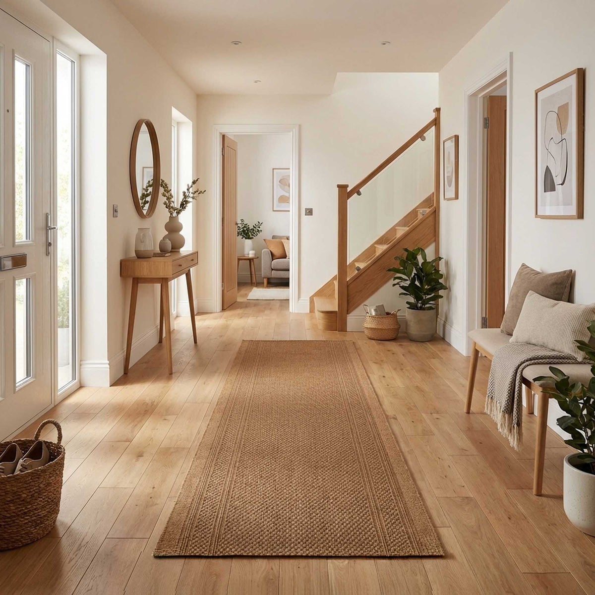 Aztec Beige Rug Runner