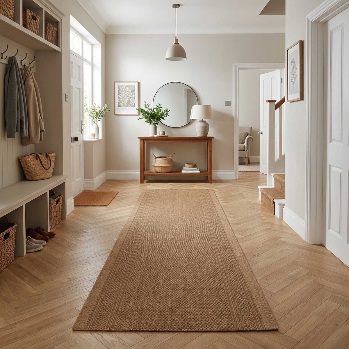 Aztec Beige Rug Runner