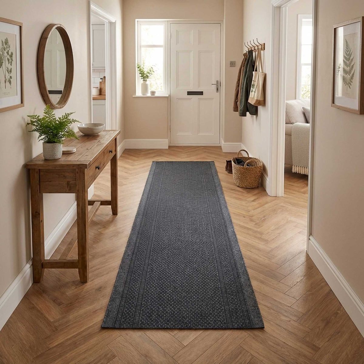 Aztec Grey Tapis de couloir